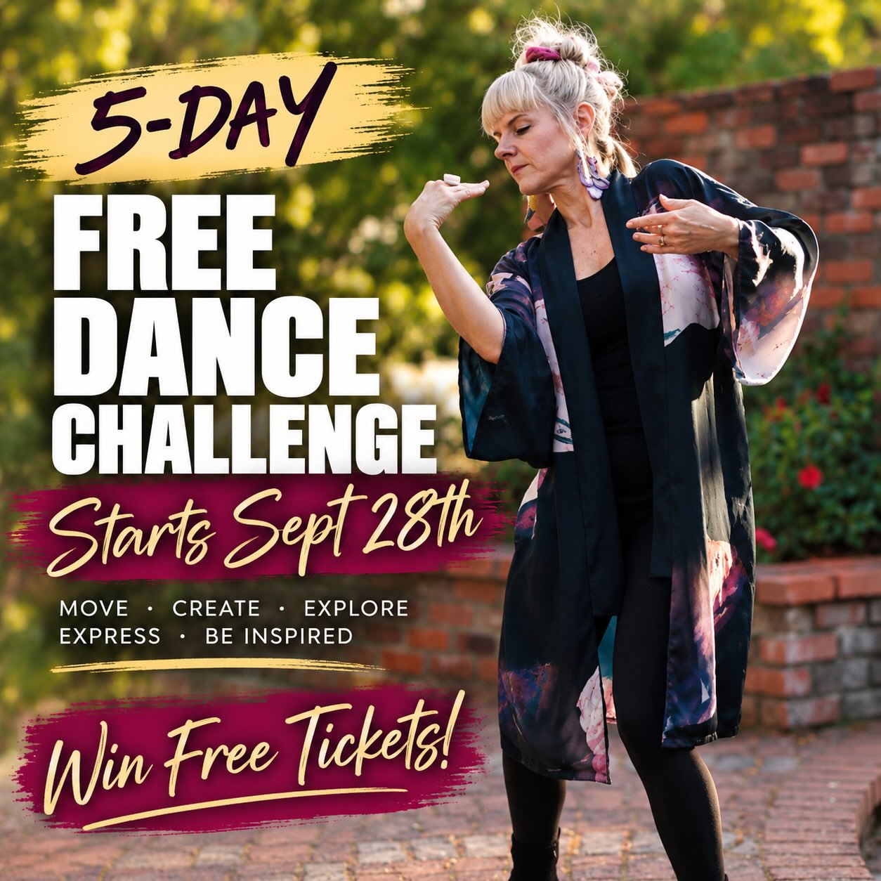 Free 5-Day Freestyle Playground Dance Challenge starting September 28