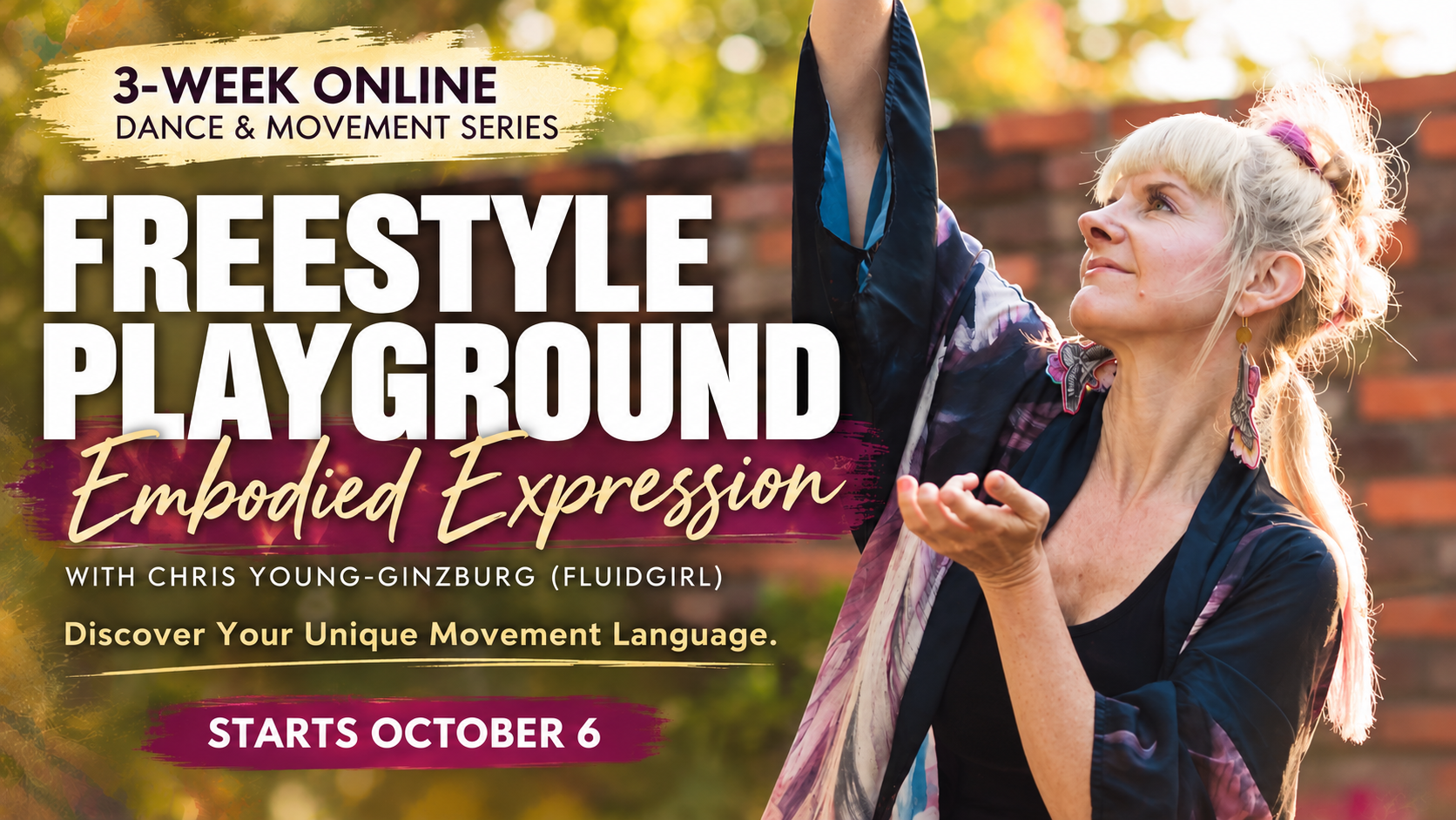 Freestyle Playground online dance series artwork