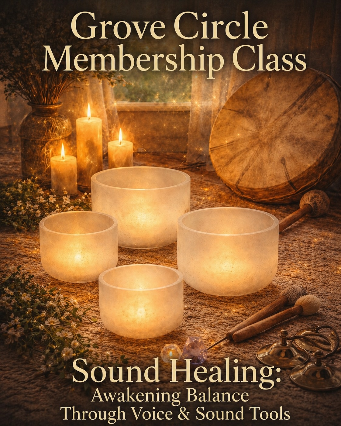 Grove Circle Membership Sound Healing class artwork