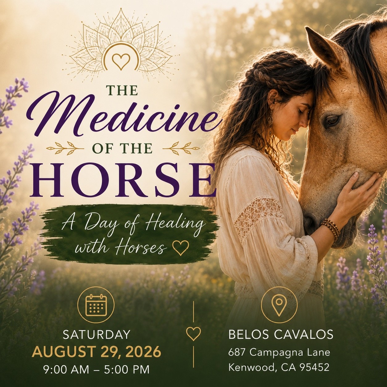 The Medicine of the Horse event flyer