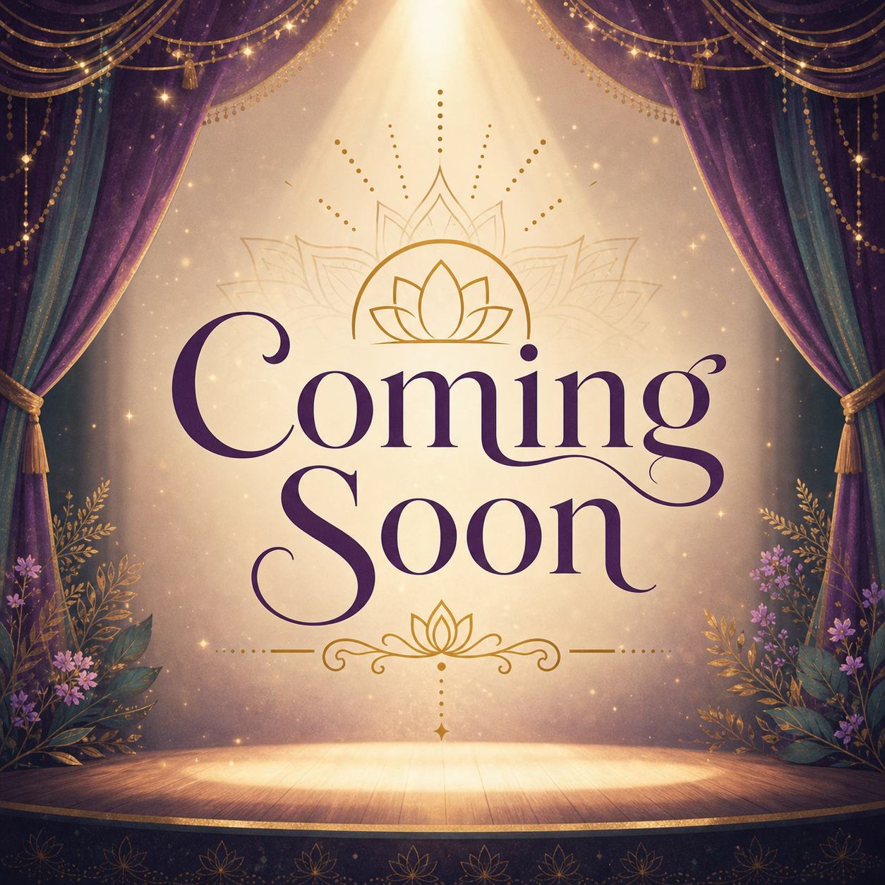 Temple of Expression coming soon event artwork