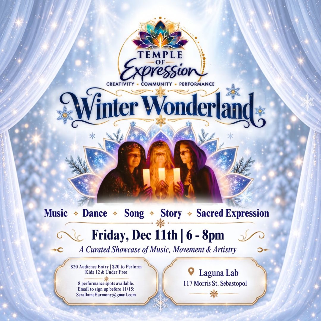 Temple of Expression Winter Wonderland flyer
